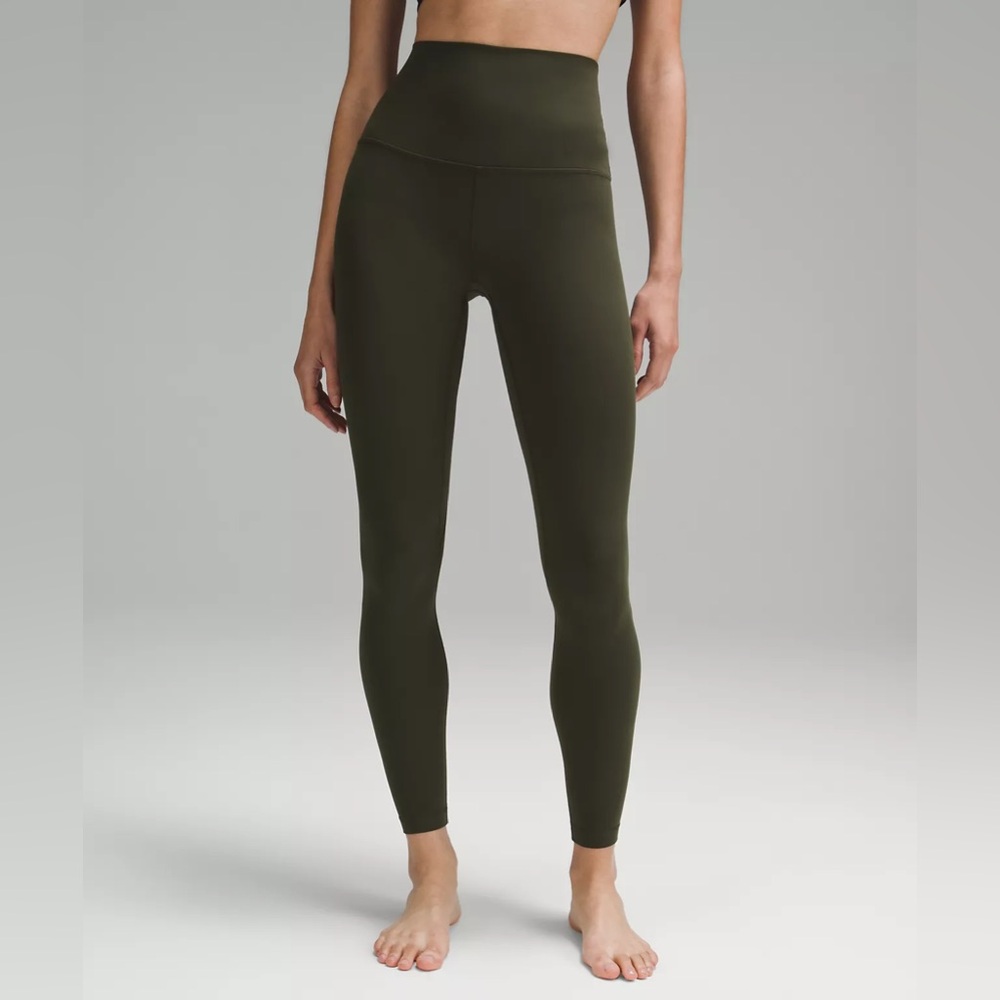 lululemon Align™ Super-High-Rise Pant Dark Olive Sz 0